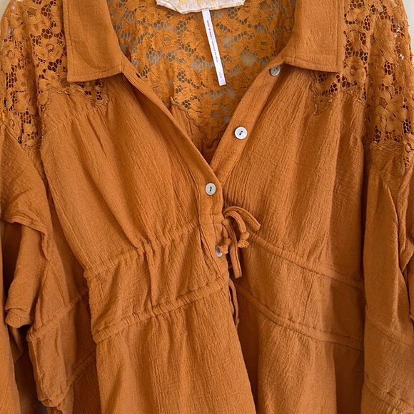 NWOT Jen’s Pirate Booty Kiedis Top Bohemian Boho Western Long Sleeve - Picture 7 of 9